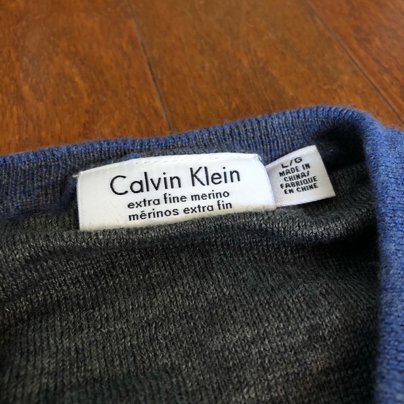 Calvin Klein V-Neck Sweater - Picture 2 of 3